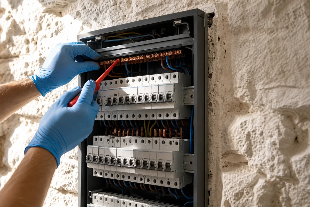 Électricien à Sète : dépannage, tableau et pannes du quotidien